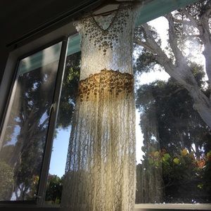 Boho Ivory Lace ~ Halloween Princess Goddess Dress